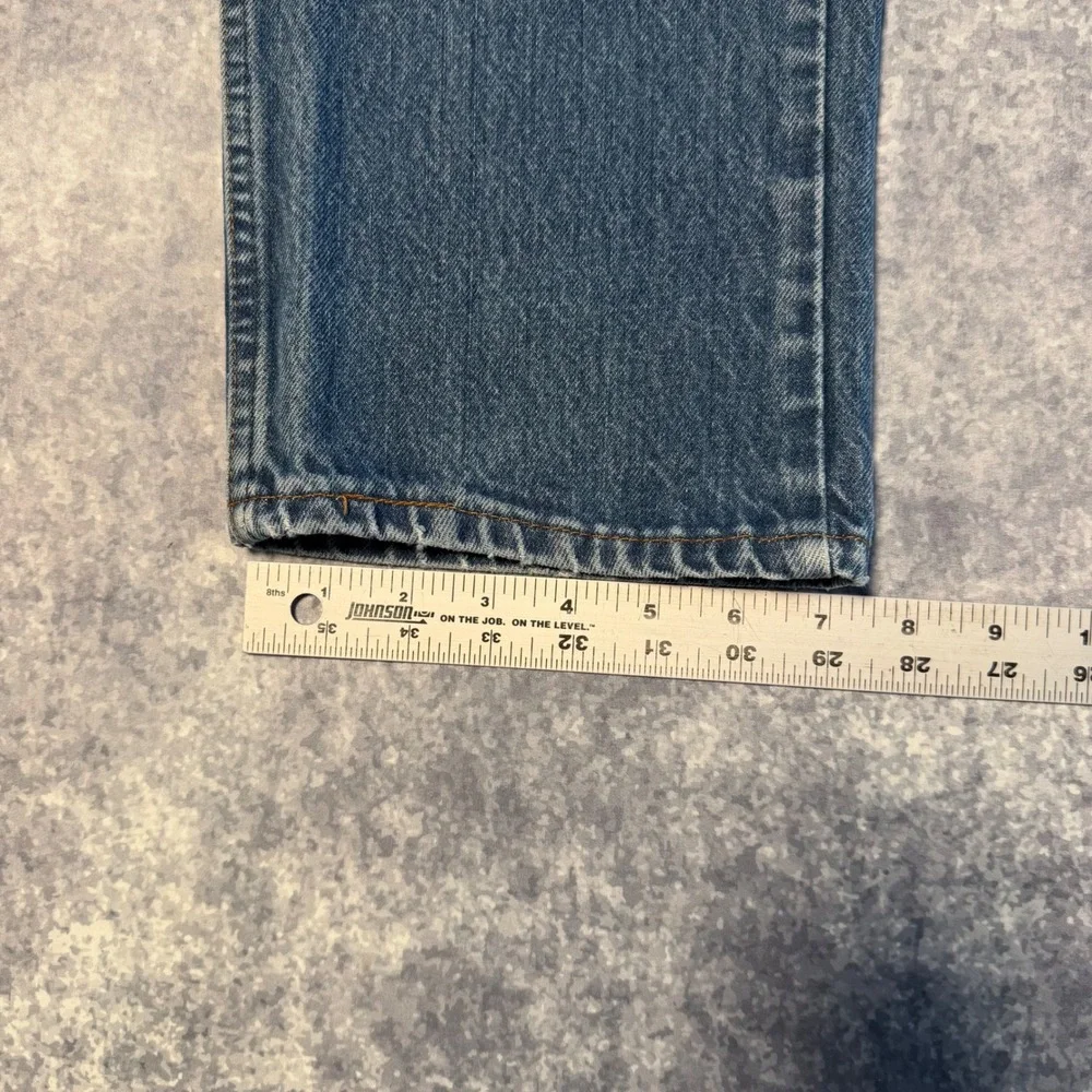 Vintage Levi's 505 Orange Tab Jeans Mens Medium Wash Straight Leg Denim 36x32